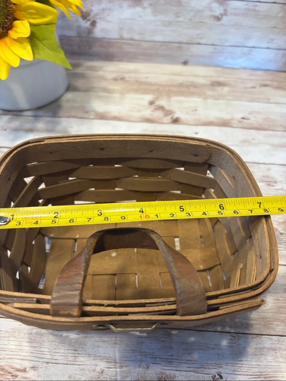 Longaberger handwoven basket